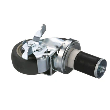 1 5/8 in Expanding Stem Swivel Caster w/ 3 in Wheel and Brake