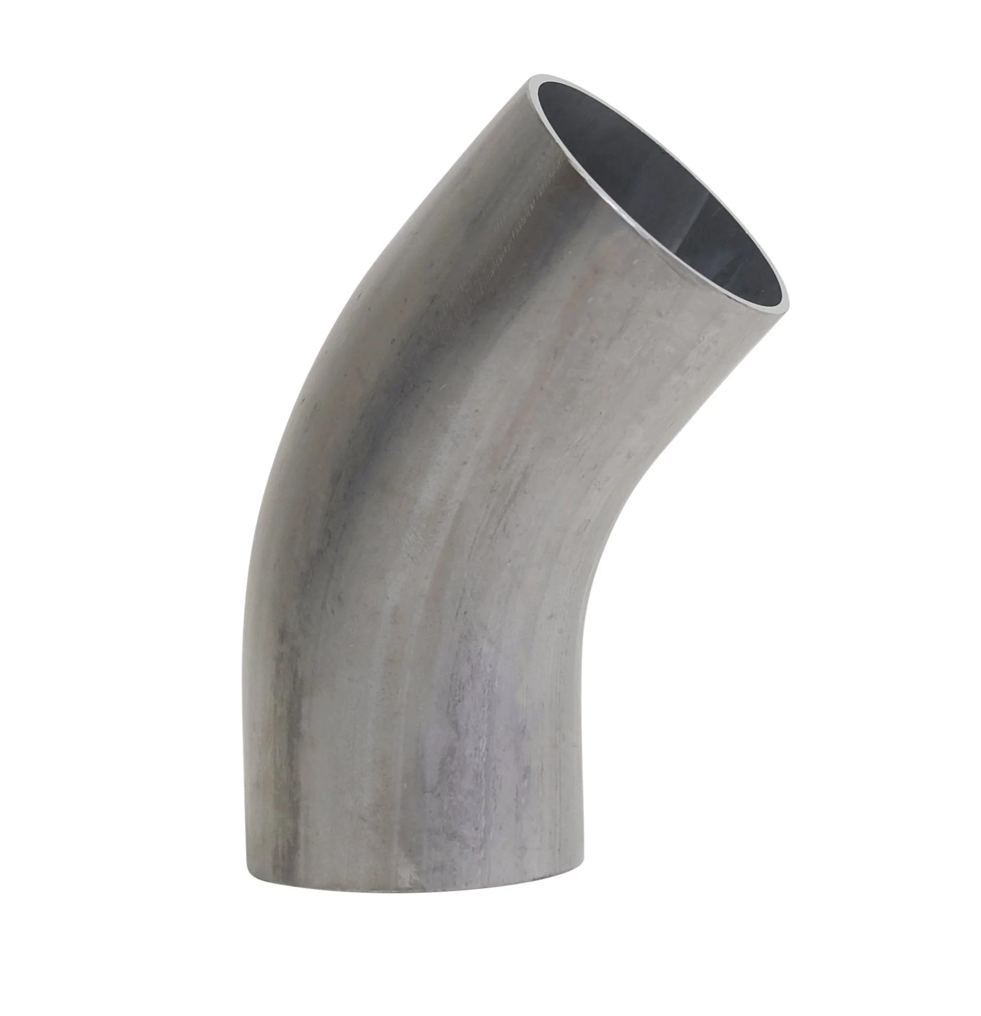 1.5" Butt-Weld Long 45 Elbow - Unpolished (L2KS-U) - T316L Stainless Steel - Wayland Industries - W6L2KS-15-1
