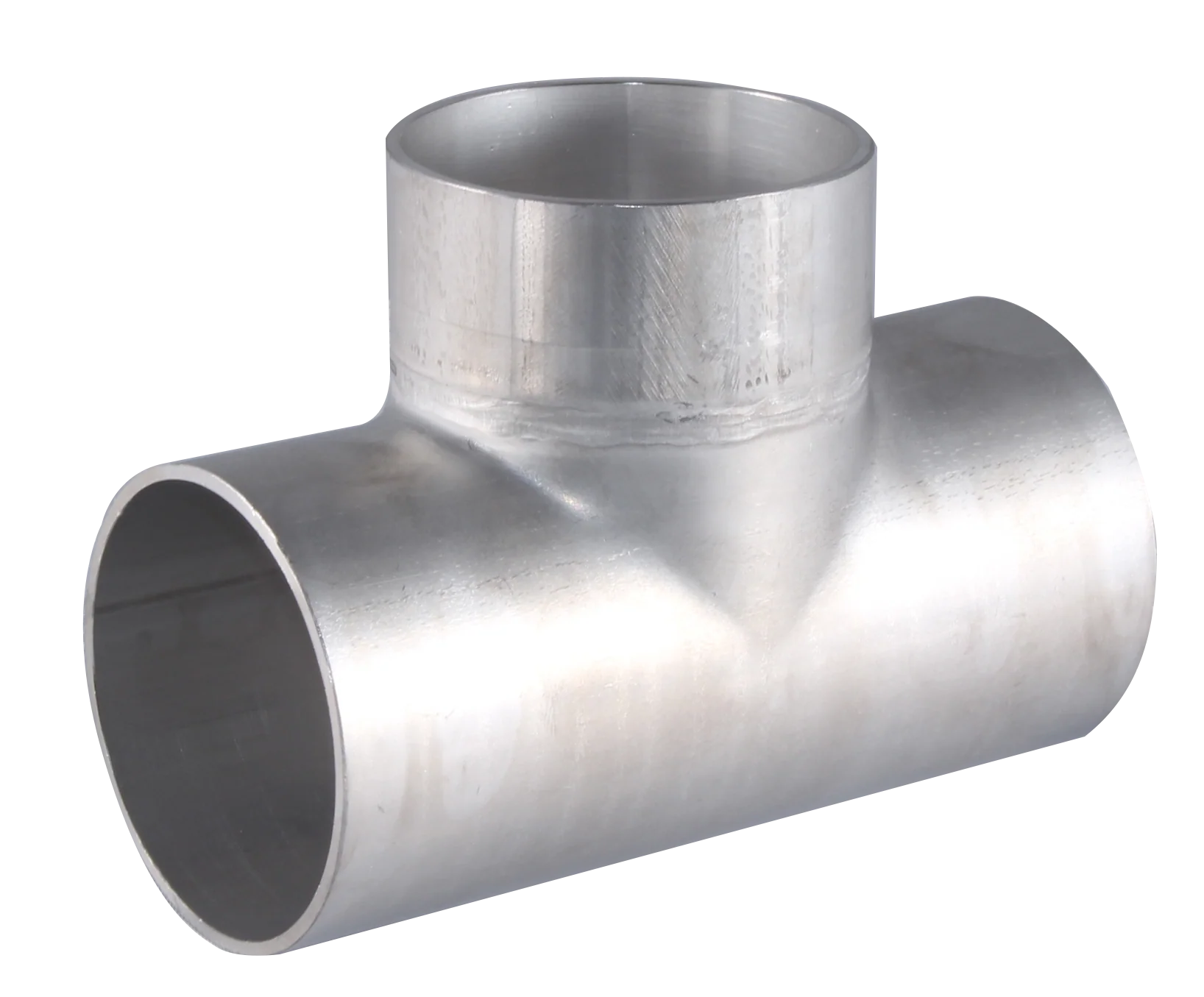 1.5" Butt-Weld Short Tee - Unpolished (7WWW-U)  - T304 Stainless Steel - Wayland Industries - W47WWW-15-1