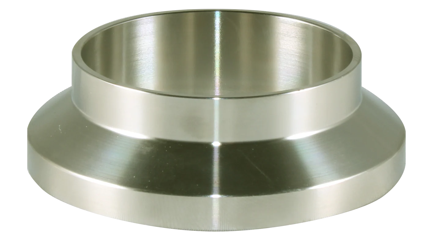 1.5" Q-Line Short Weld Ferrule (14WQ) - T316L Stainless Steel - Wayland Industries - W614WQ-15