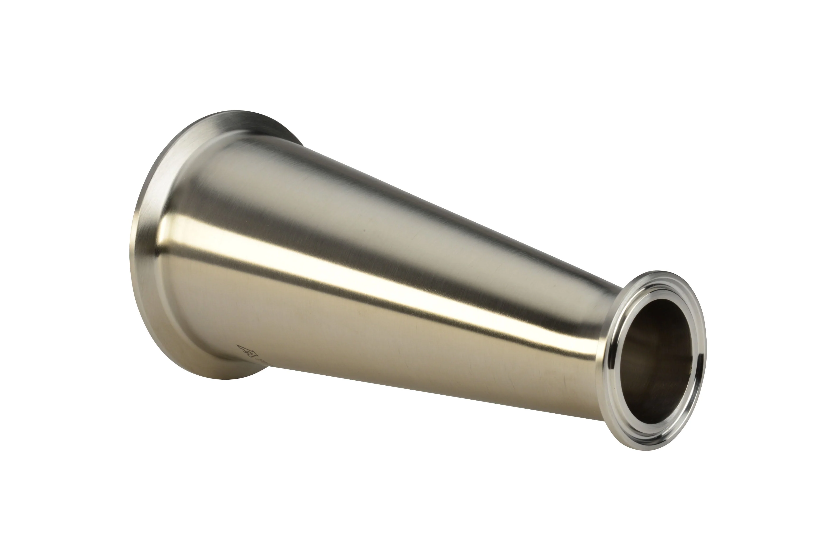 1.5"x3/4" Clamp Eccentric Reducer (32-14MP) - T316L Stainless Steel - Wayland Industries - W632-14MP-15X.75