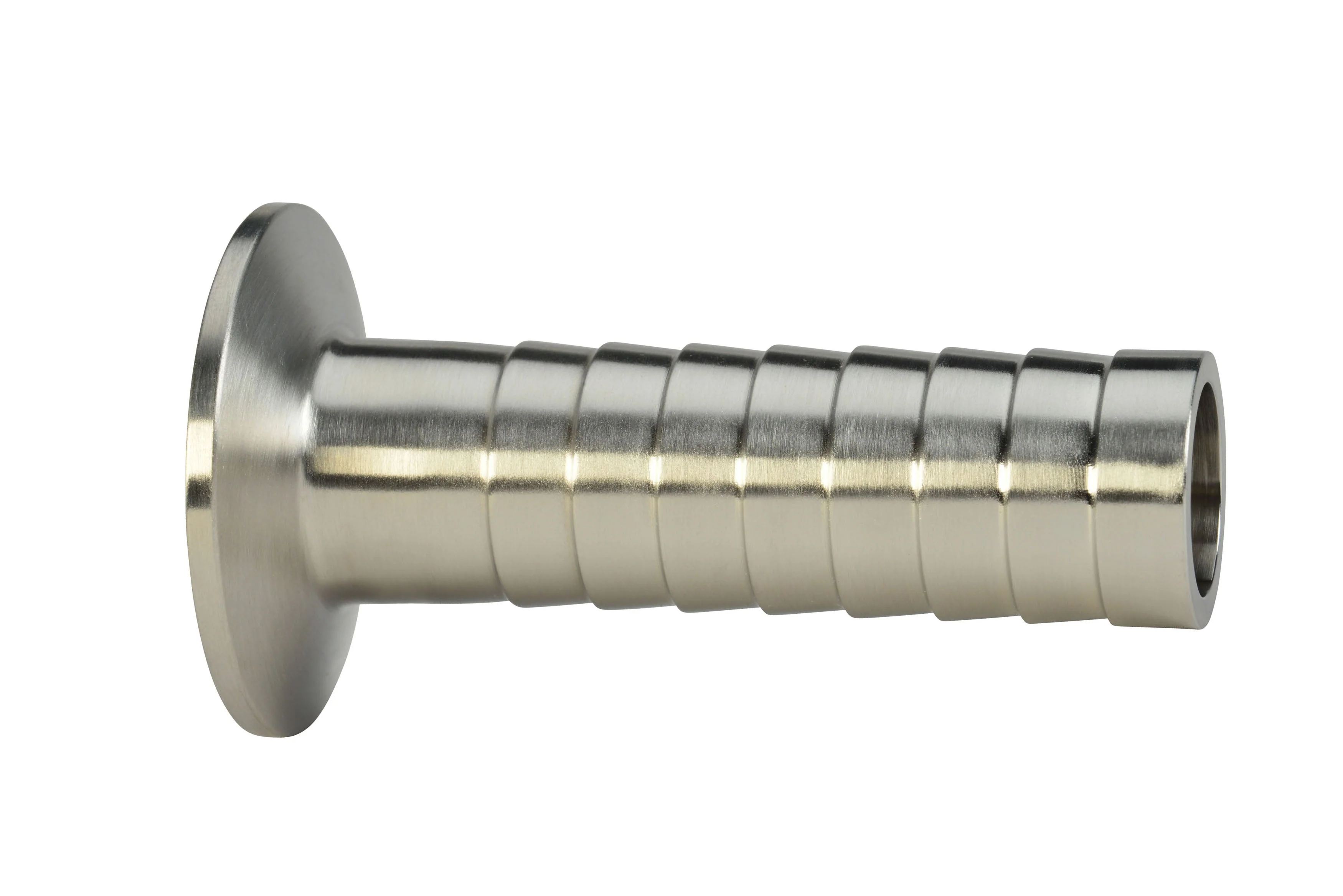 1" Brewery Style Hose Barb Adapter (14MPHRL) - T304 Stainless Steel - Wayland Industries - W414MPHRL-1