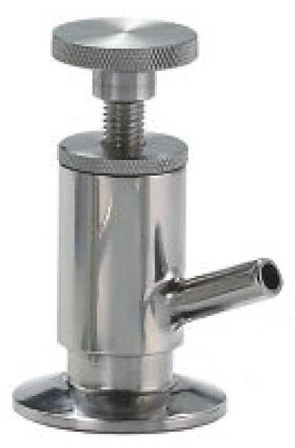 1" Clamp Sample Valve - PTFE (SVW) - T304 Stainless Steel - Wayland Industries - W4SVWC-P-1