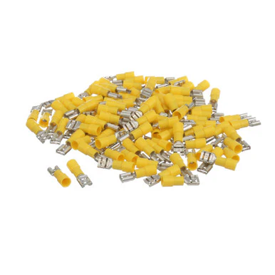 10 - 12 ga Female Flat Wire Disconnects PUSH-ON