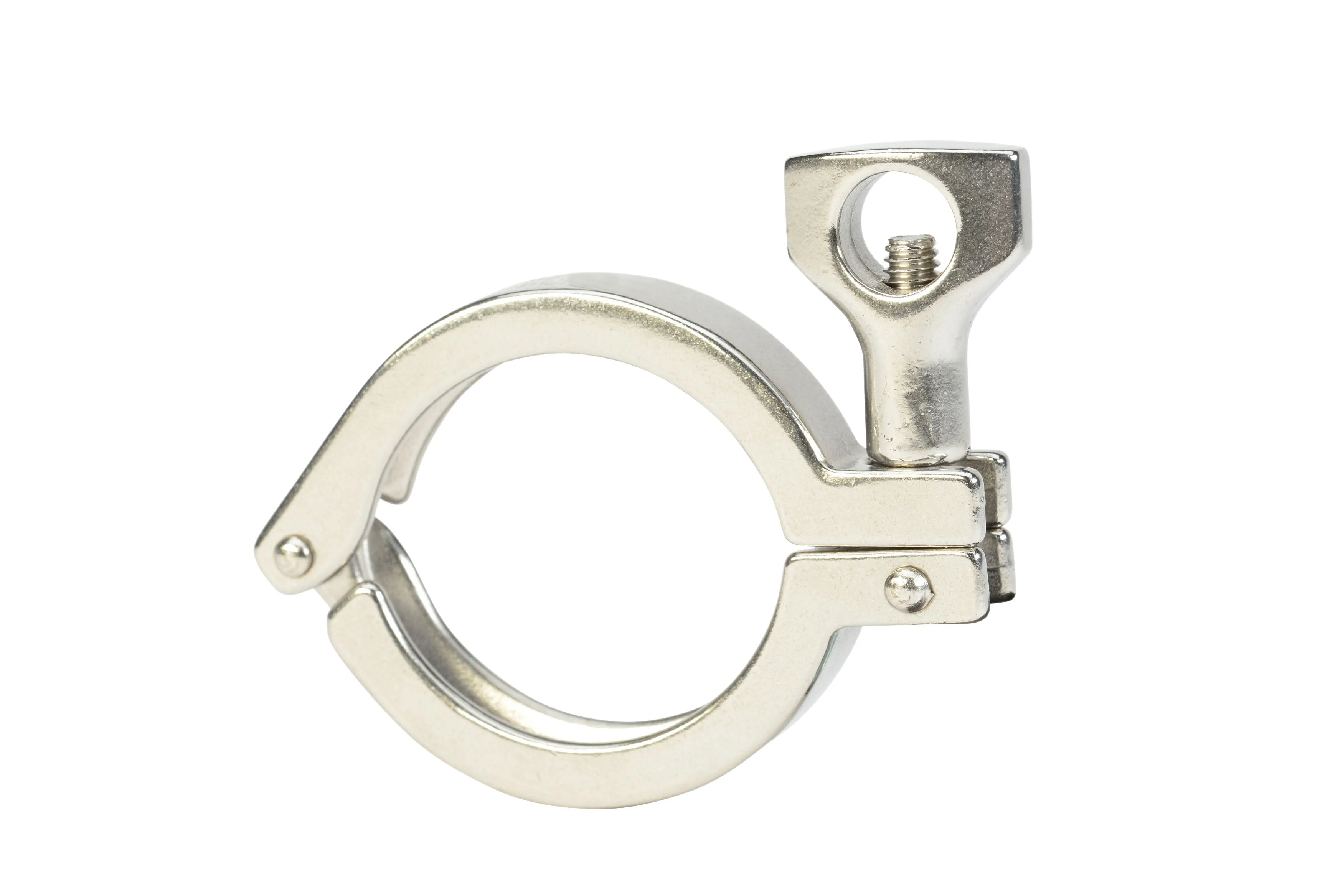 12" Heavy Duty Single Pin Clamp W/ Cross Hole Wing Nut (13MHM) - T304 Stainless Steel - Wayland Industries - W413MHM-12