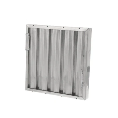 16 in x 16 in Stainless Steel Baffle Grease Filter RUN-OFF