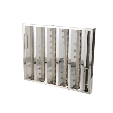 16 in x 20 in Hinged Stainless Steel Hood Filter