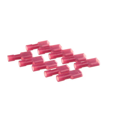 18 - 22 ga Female Flat Wire Disconnects 10/PK