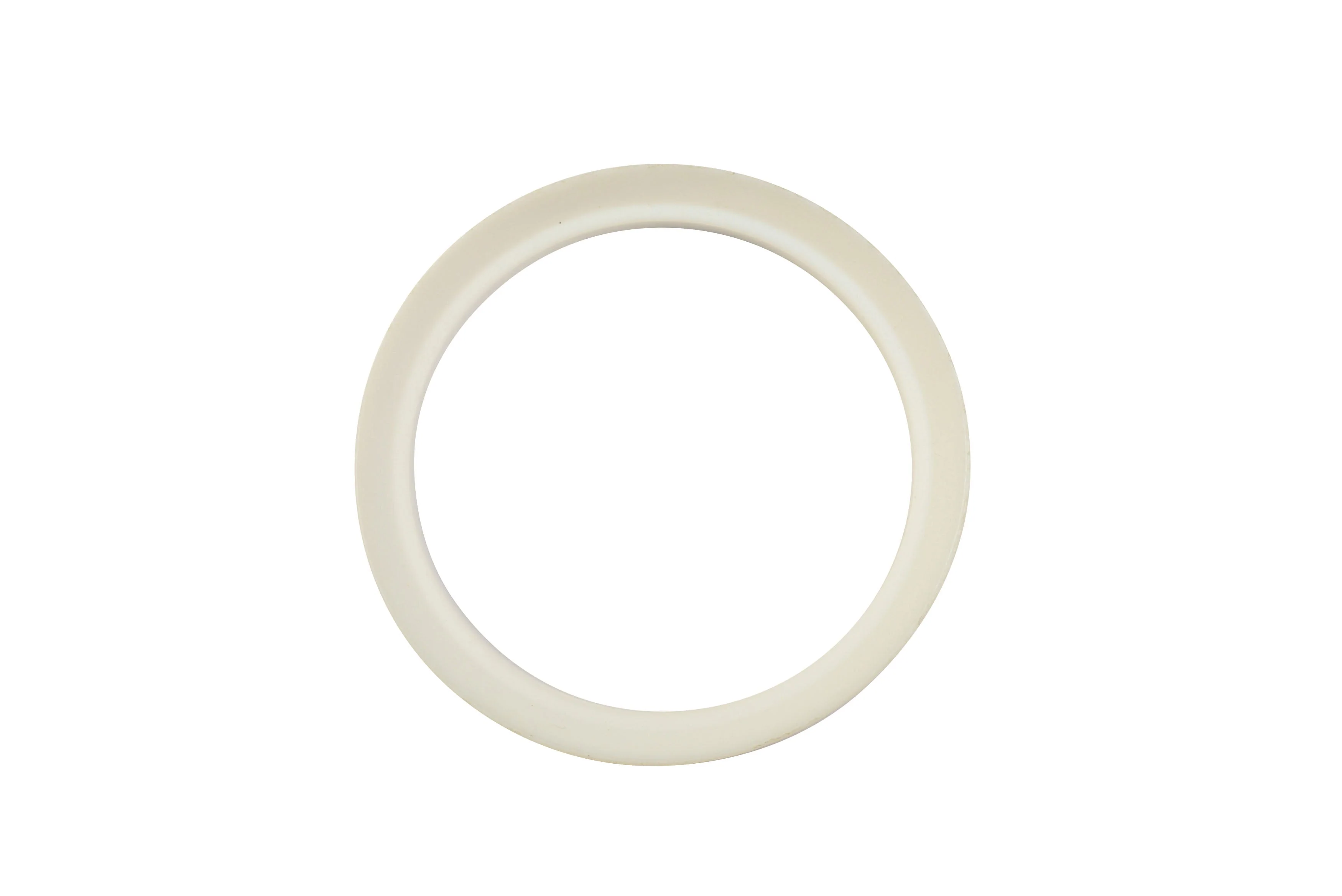 2.5" Bevel Seat Gasket Teflon - White - No Dot (40BS-T) - PTFE - Wayland Industries - 40BS-T-25