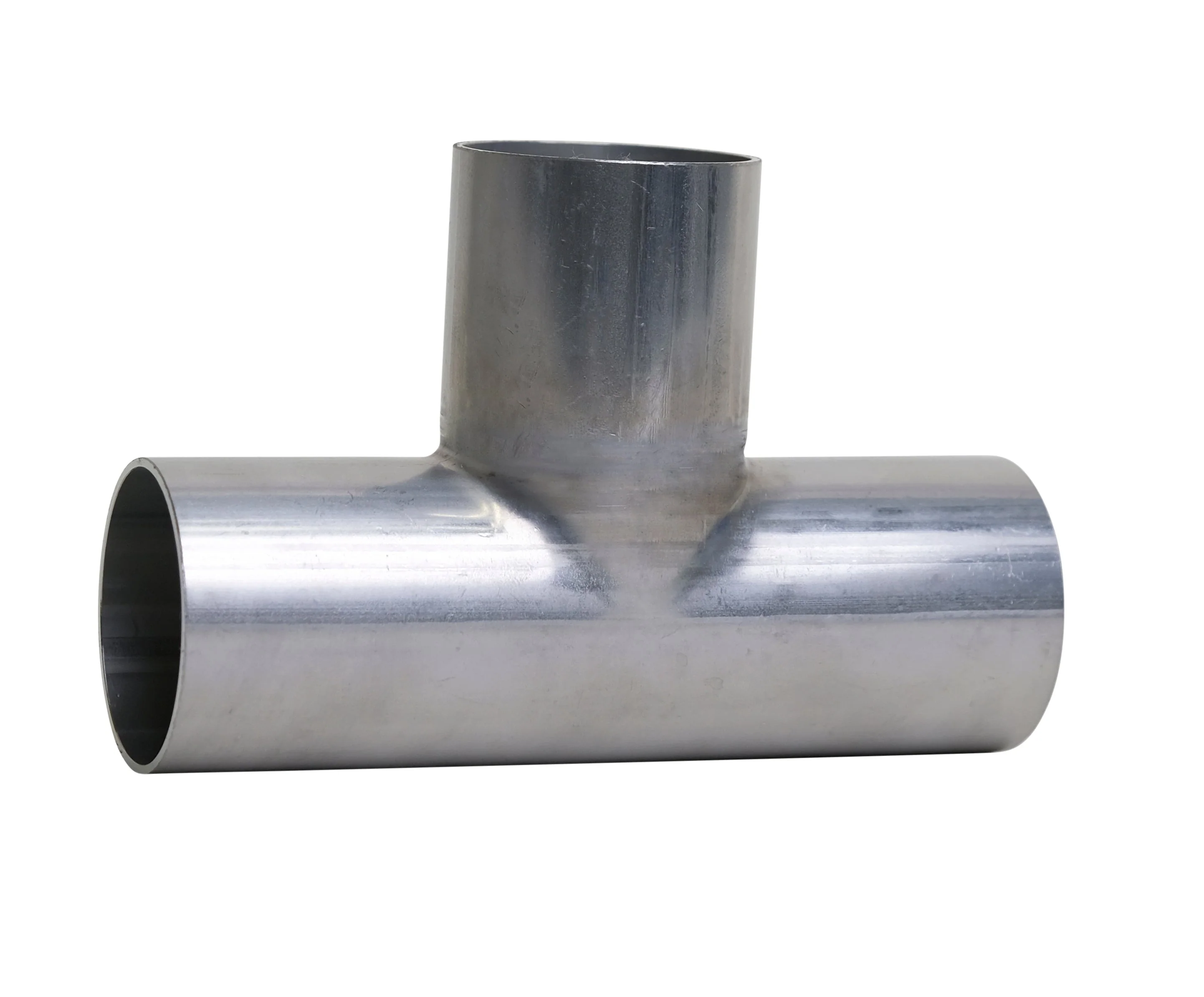 2.5" Butt-Weld Long Tee - Unpolished 304 Stainless Steel