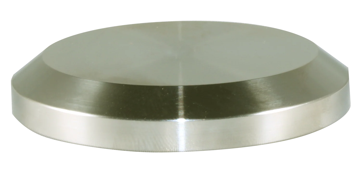 2.5" Q-Line Solid End Caps (16AQ) - T316L Stainless Steel - Wayland Industries - W616AQ-25