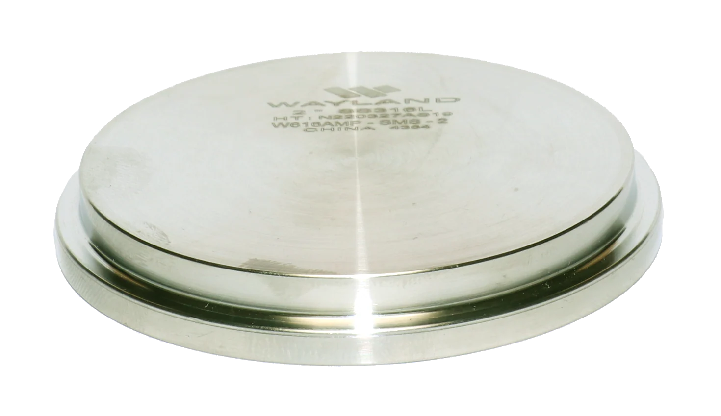 2.5" SMS Blank Caps (16AMP-SMS) - T316L Stainless Steel - Wayland Industries - W616AMP-SMS-25