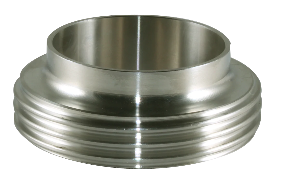 2" SMS Welding Males (15A-SMS)  - T316L Stainless Steel - Wayland Industries - W615A-SMS-2