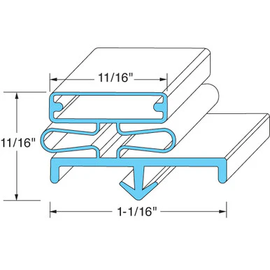 29 in x 66 3/8 in Door Gasket 66-3