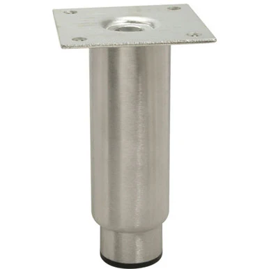 3 1/2 in x 3 1/2 in Stainless Steel Plate Mount Leg w/ 6 in Leg
