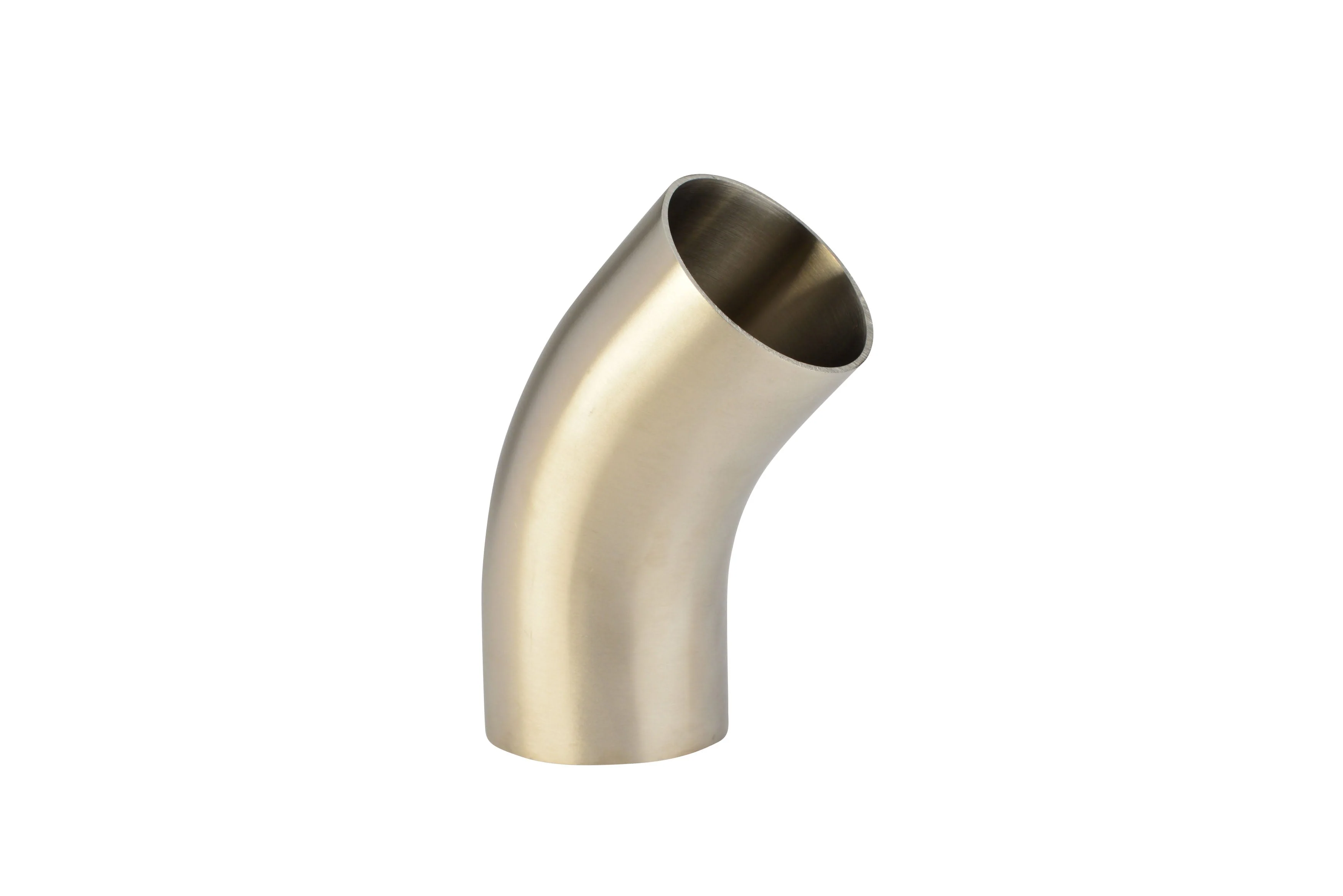 3/4" Butt-Weld Long 45 Elbow - Polished (L2KS) - T316L Stainless Steel - Wayland Industries - W6L2KS-.75-7