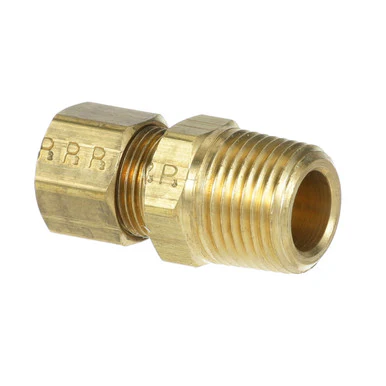 3/8 in X 3/8 in Brass Male Connector