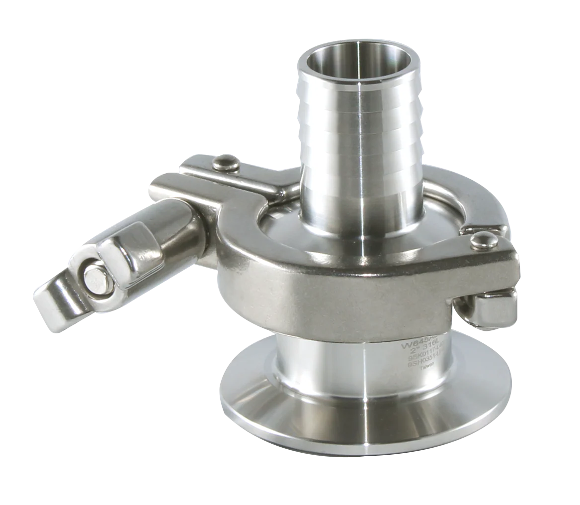3" Air Blow Check Valve - EPDM - Hose Barb (45AB) - T316L Stainless Steel - Wayland Industries - W645AB-3-HB