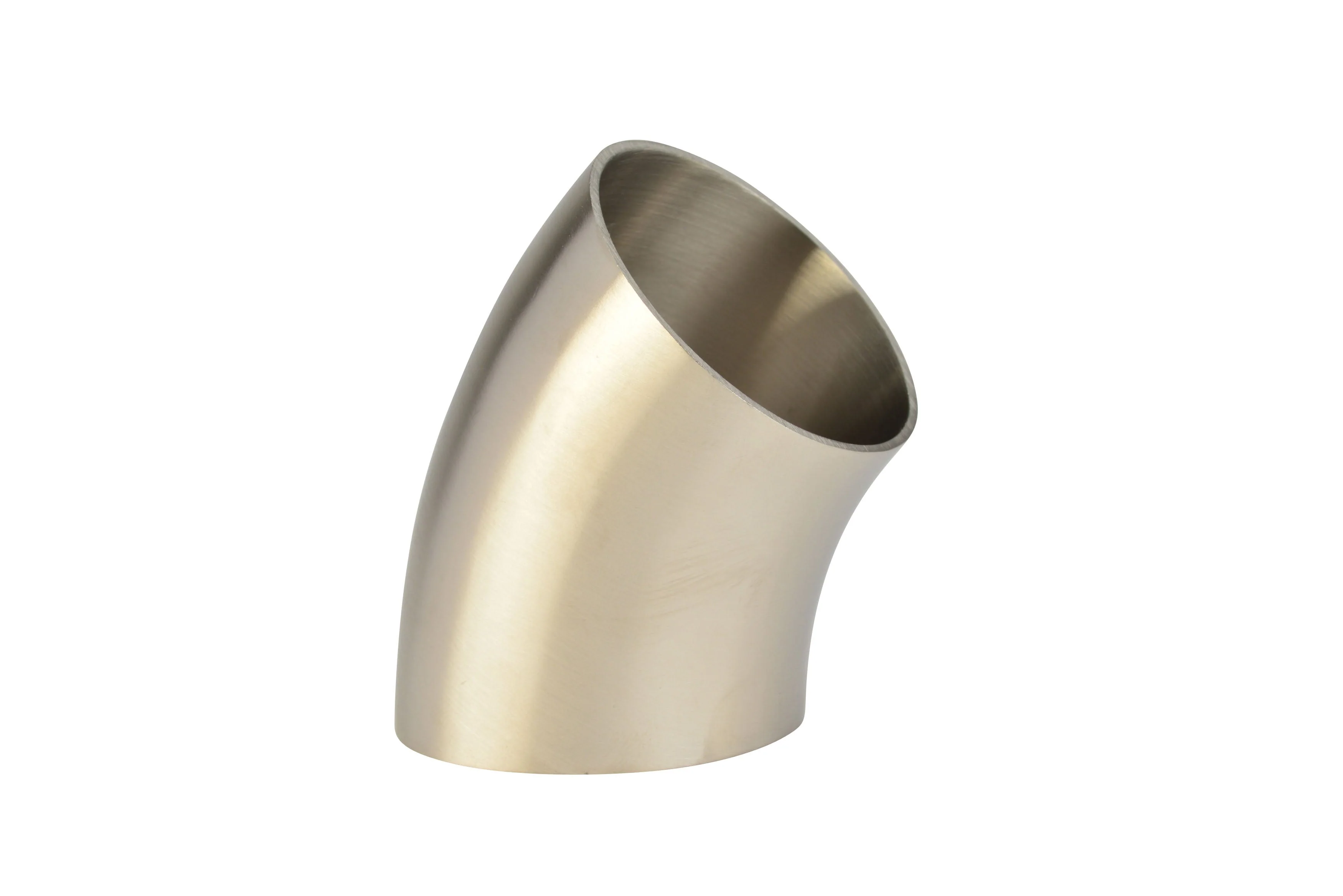 3" Butt-Weld Short 45 Elbow - Polished (2WK) - T304 Stainless Steel - Wayland Industries - W42WK-3-7