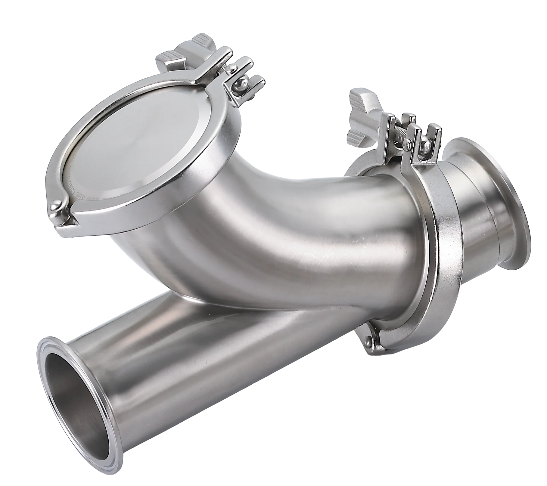 3" Y-Ball Check Valve - VITON (45BY) - T316L Stainless Steel - Wayland Industries - W645BY-V-3