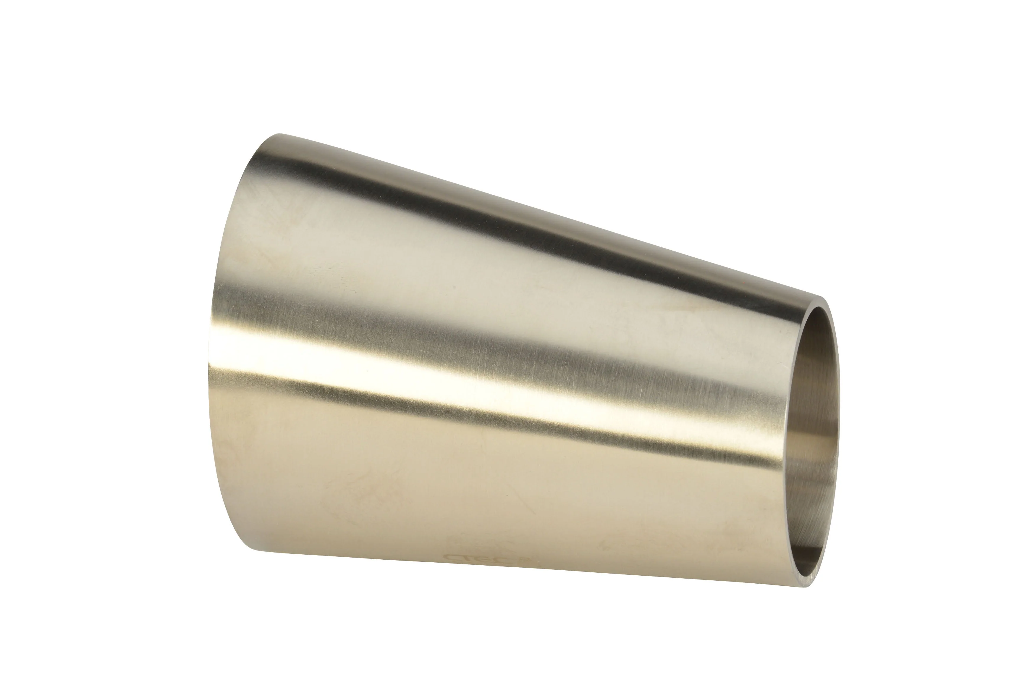 3"x2.5" Butt-Weld Eccentric Reducer - Polished (32W) - T304 Stainless Steel - Wayland Industries - W432W-3X25-7