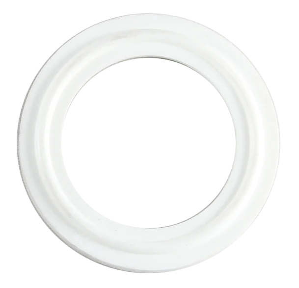 4" Clamp Gasket Flanged Silicone - White (40MPFX)  - Sillicone - Wayland Industries - 40MPFX-4