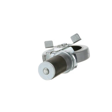4 in Standard-Duty Stem Caster W/ Brake 15/16