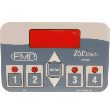4 Product Zap Timer™ Overlay PEEL-OFF