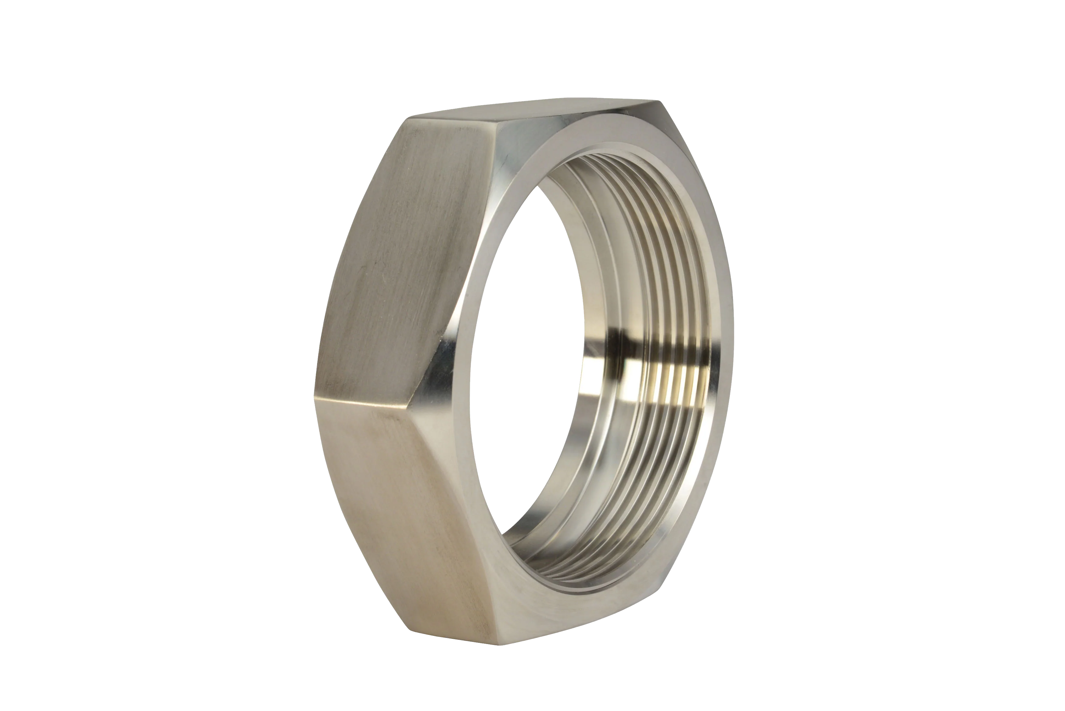 4" Union Hex Nut (13H) - T304 Stainless Steel - Wayland Industries - W413H-4