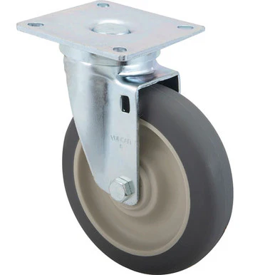 5 in Medium-Duty Plate Caster