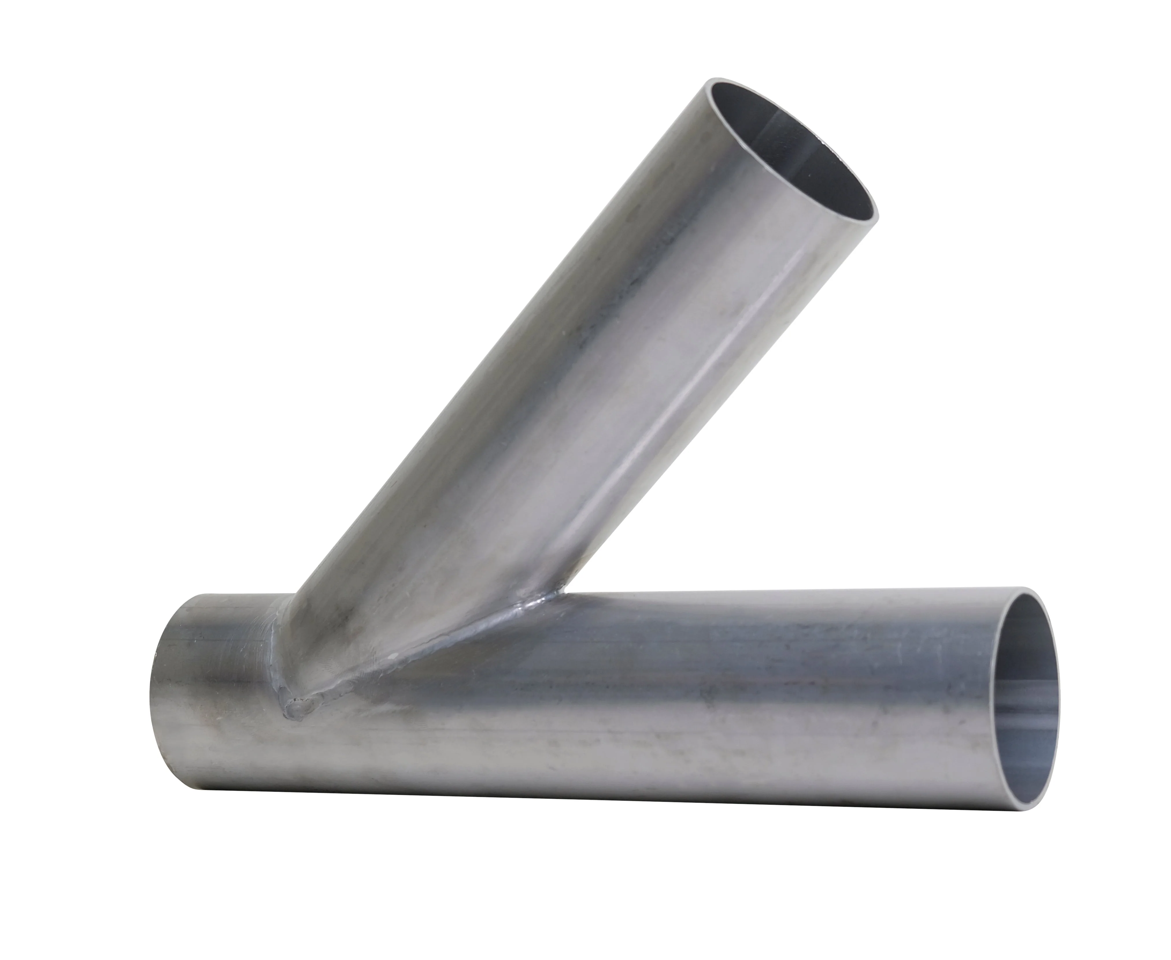 6" Butt-Weld Sanitary Lateral Wye - Unpolished 316L Stainless