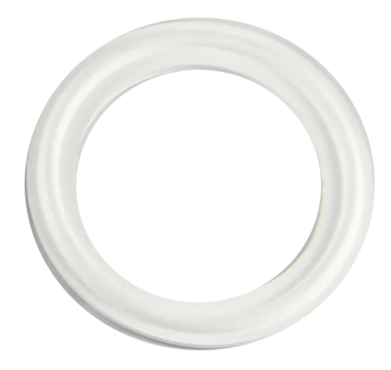 6" Clamp Gasket BUNA - White - Red Dot (40MPUW) - BUNA - Wayland Industries - 40MPUW-6