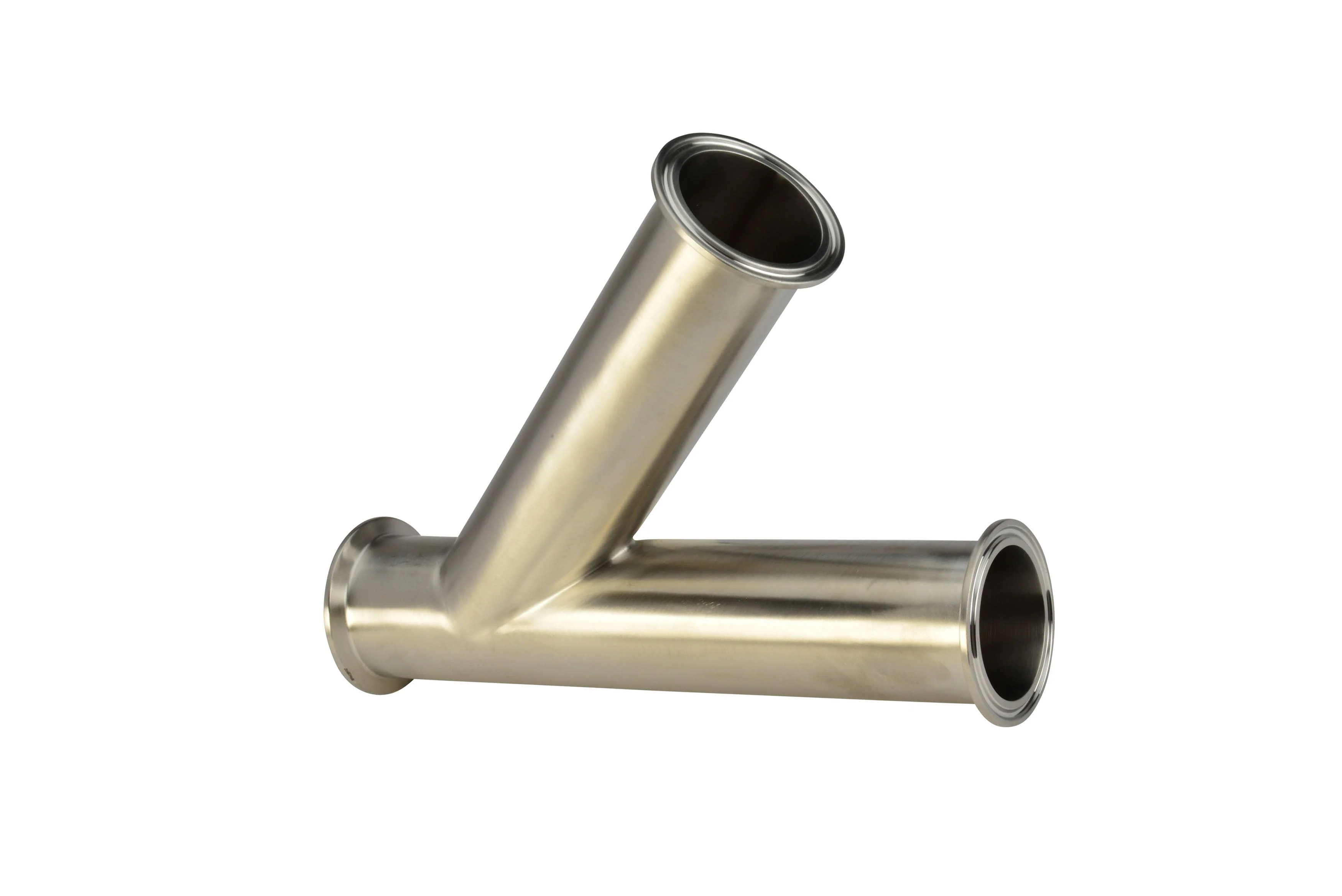 6" Clamp Lateral Wye (28AMP) - T316L Stainless Steel - Wayland Industries - W628AMP-6