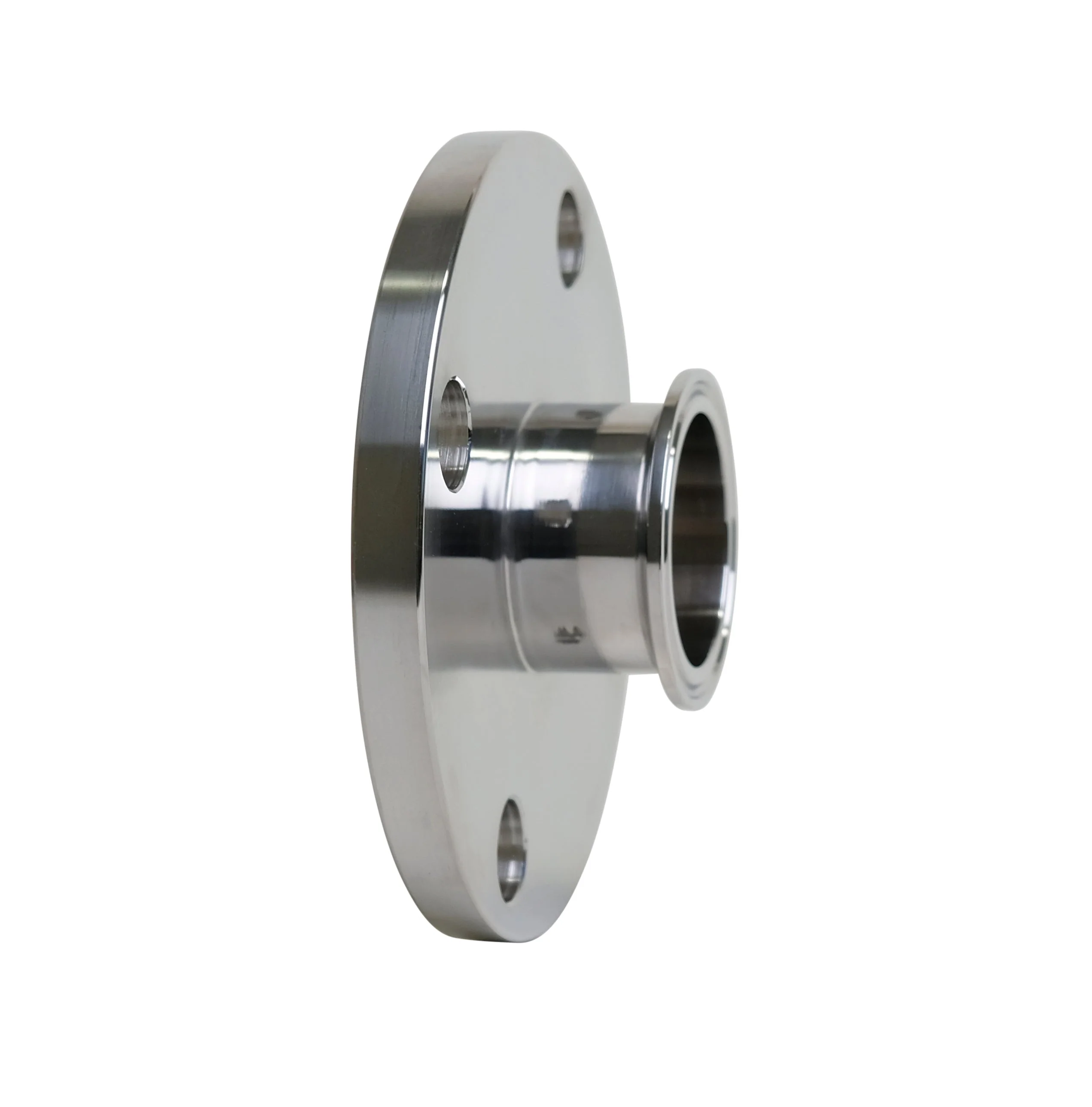 6" Flange X Clamp Adapter - Machine Finish (38MP) - T316L Stainless Steel - Wayland Industries - W638MP-6