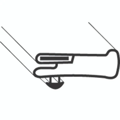 62 1/8 in x 28 3/4 in Door Gasket Replaces Anthony 02-14160-2012 62-1
