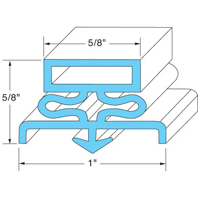 8 ft Snap-In Magnetic Gasket