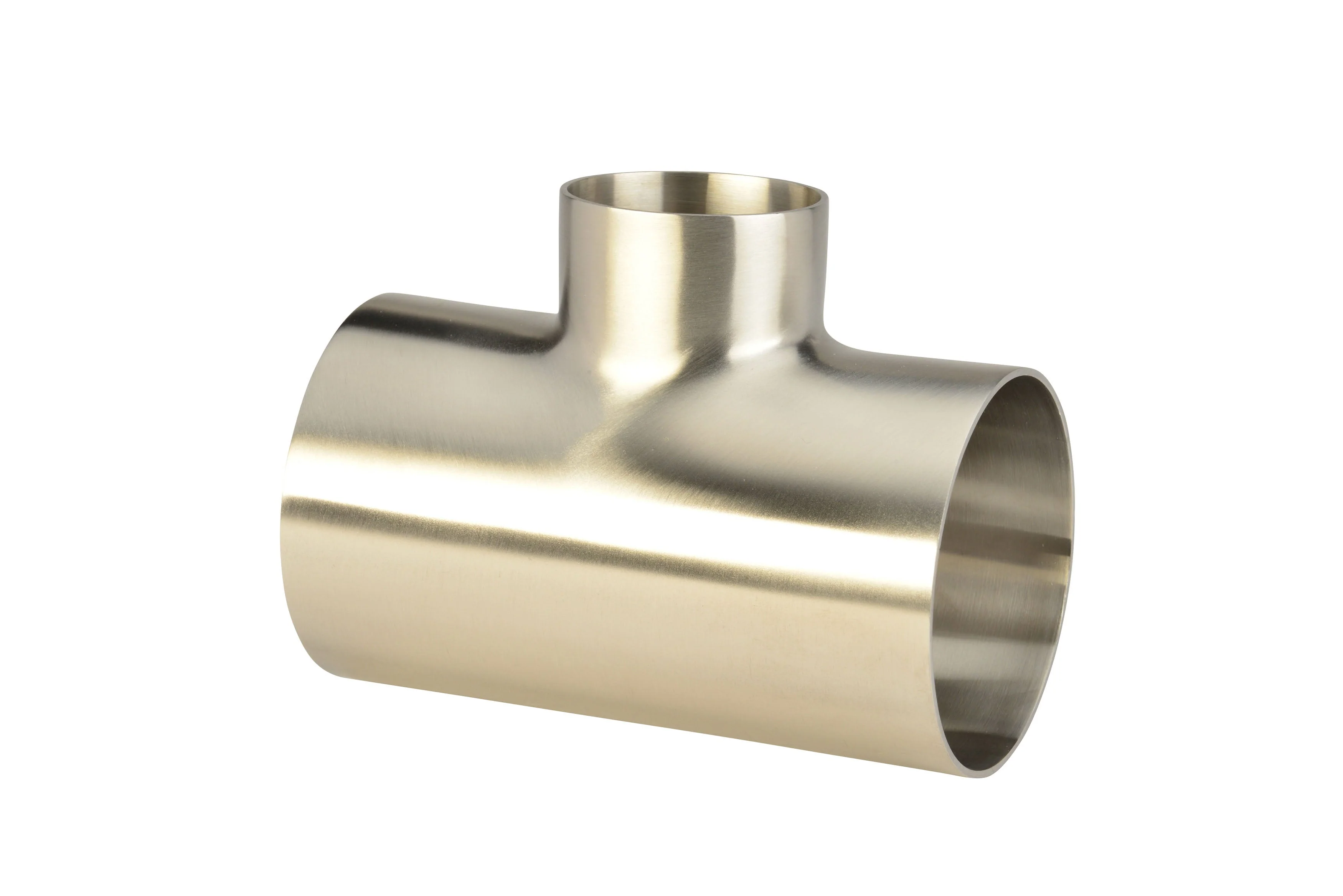 8"x4" Butt-Weld Short Reducing Tee - Polished (7RWWW) - T316L Stainless Steel - Wayland Industries - W67RWWW-8X4-7