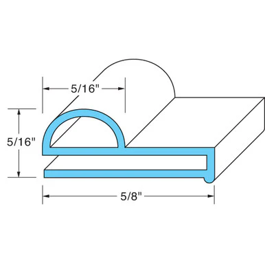9 in x 17 3/4 in Hopper Gasket 17-3