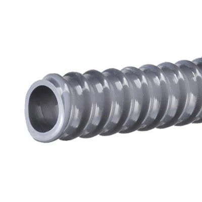 Tigerflex Corrigated Gray PVC Drain Hose 1" x 1.36", 25 Ft | Accuflex DHG27MMX25