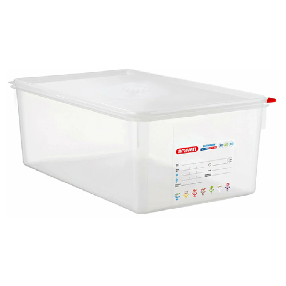 Carlisle 03038 29.6 Qt Food Storage Container Polypropylene with Airtight Lid