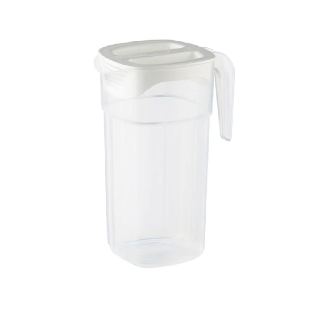 Carlisle 11403 61 Oz Pitcher Stackable With Handle Clear Polypropylene with Lid