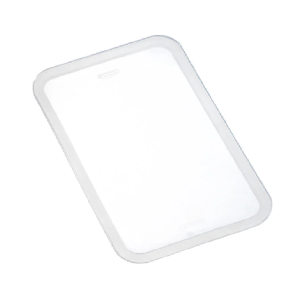 Carlisle 91817 GN 1/1 Food Storage Lid Silicone Transparent Airtight Stackable