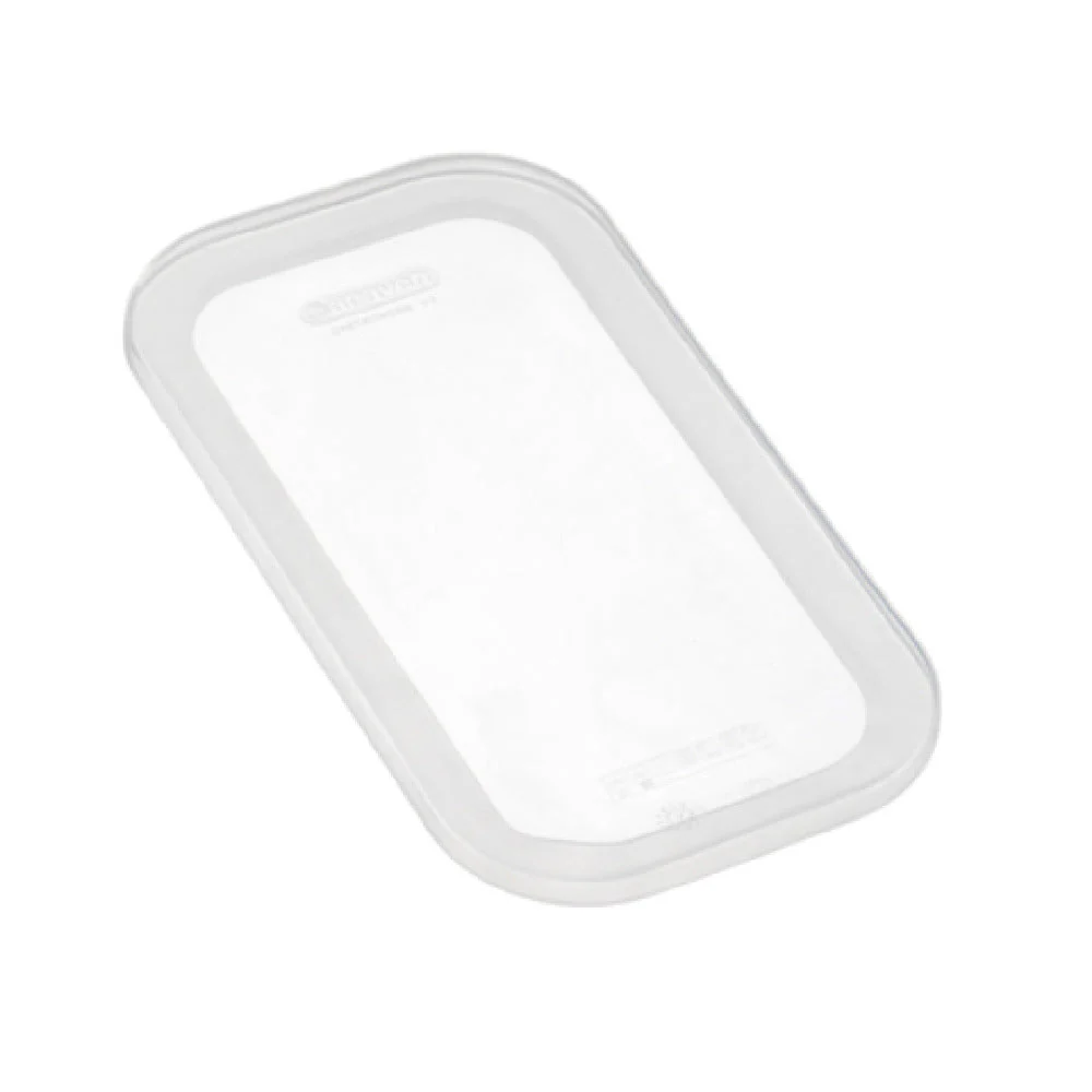 Carlisle 91814 12 Inch Araven Food Storage Lid GN 1/3 Size Silicone Clear