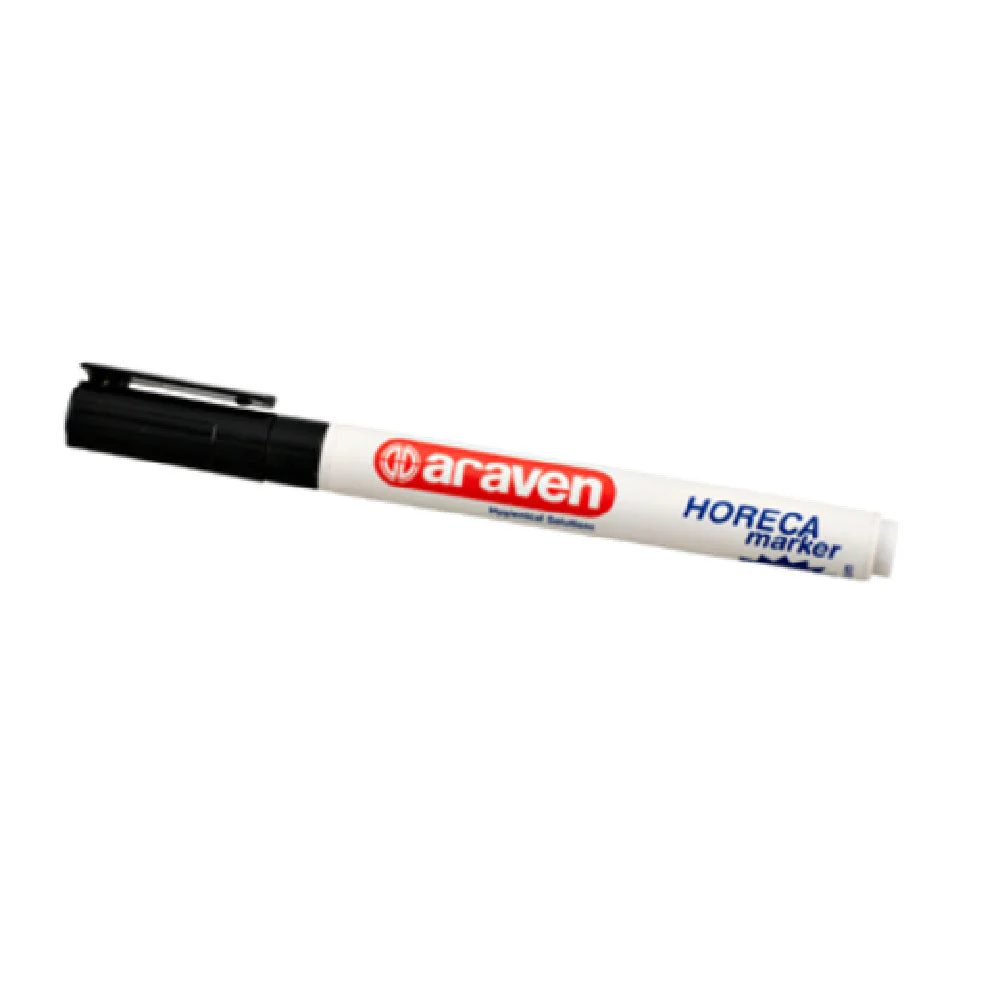 Carlisle 00393 Horeca Marker 1/32 Inch Non-toxic Black Ink Pen Marker