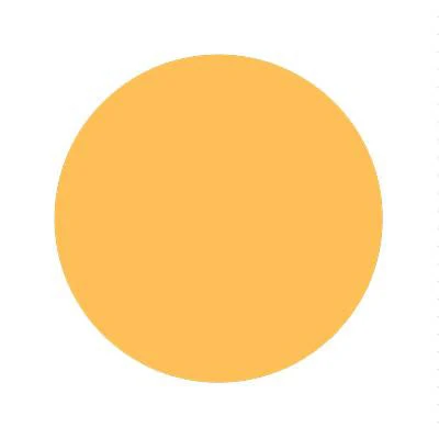 Bargun Button Cap, Round, Blank, Orange Cap - PH10-74-116