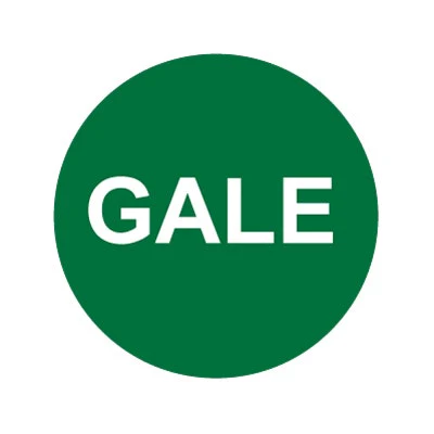 Bargun Button Cap Round, Gale, Green Cap White Letter