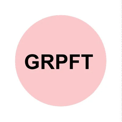 Bargun Button Cap Round, Grapefruit, Pink Cap Black Letter