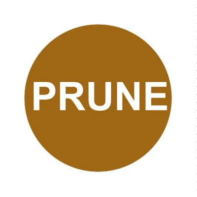 Bargun Button Cap, Round, Prune, Brown Cap, White Letter - PH10-74-130