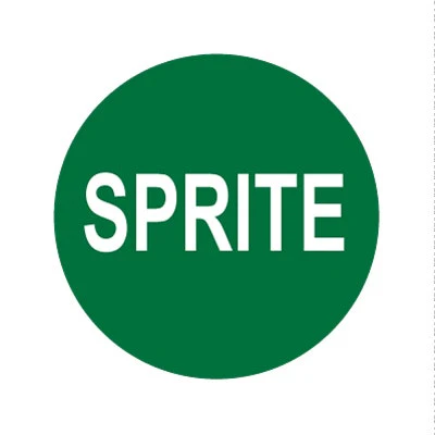 Wunder-Bar 'Sprite' Button Cap - Round Green with White Lettering