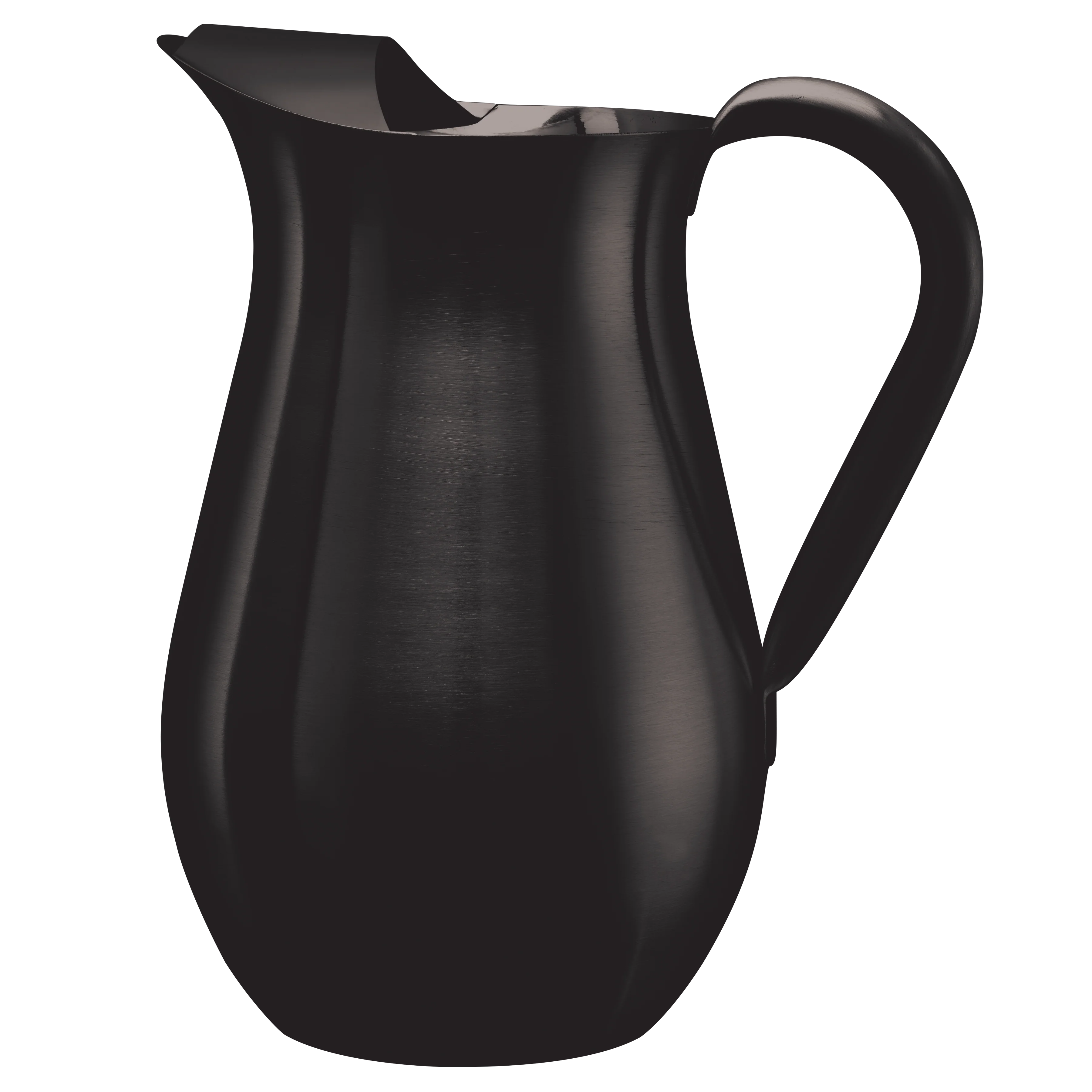Bell Pitcher 2-Liter Stainless Steel Pitcher with Ice Guard in Black Onyx